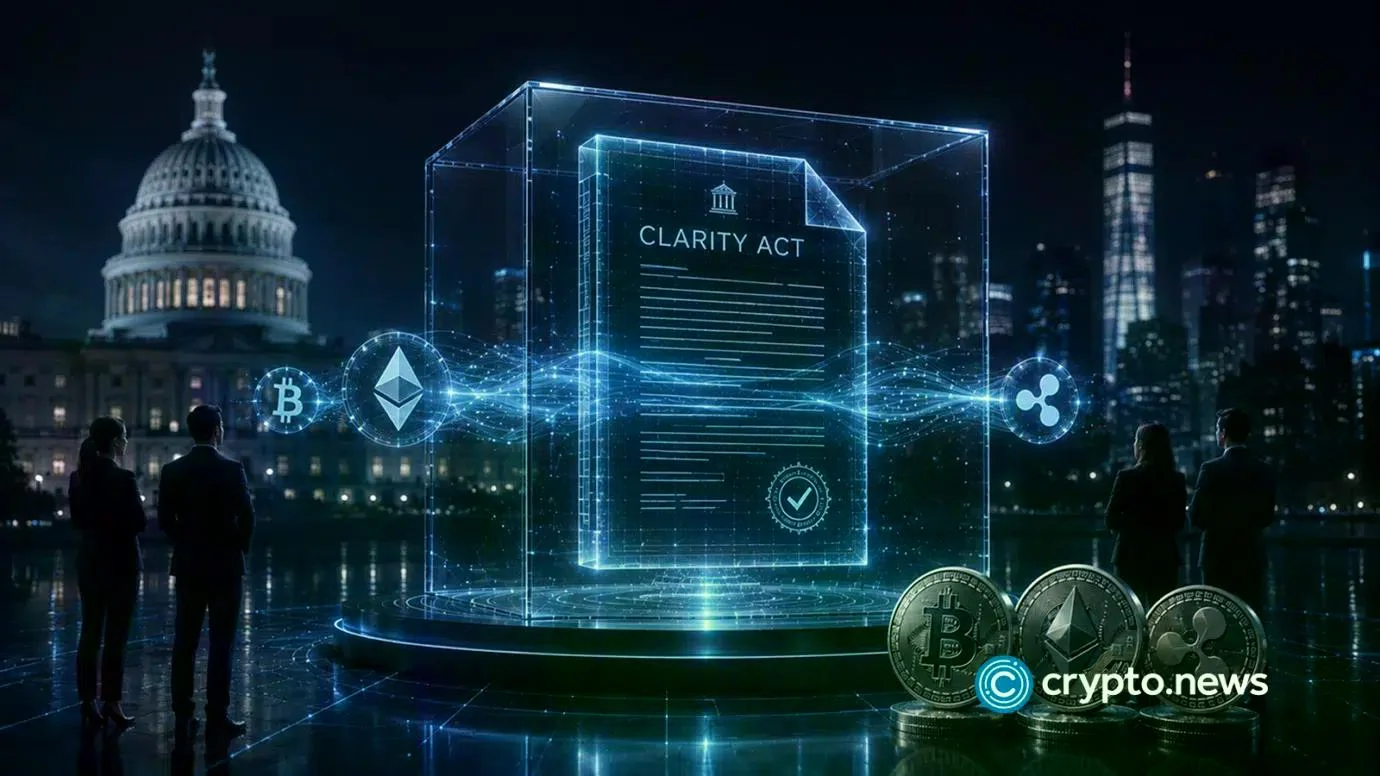 US Capitol building with digital asset icons, symbolizing legislative delay and regulatory uncertainty for crypto exchanges.
